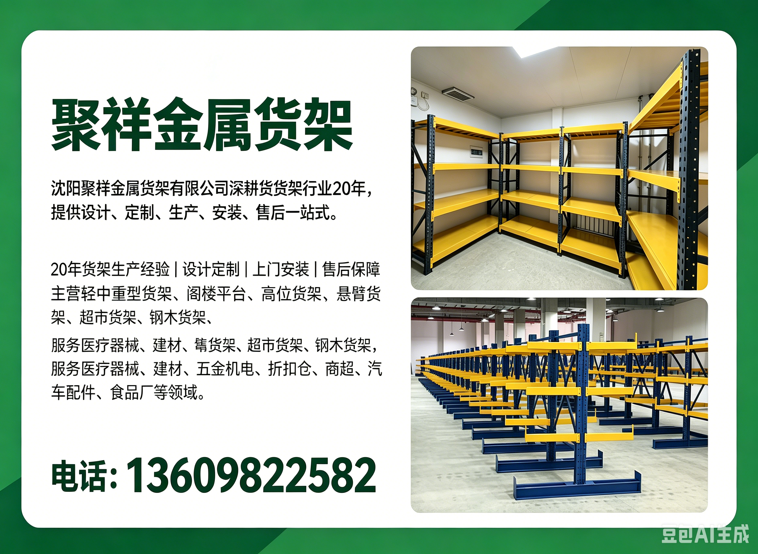 聚祥金属货架营口线上分站